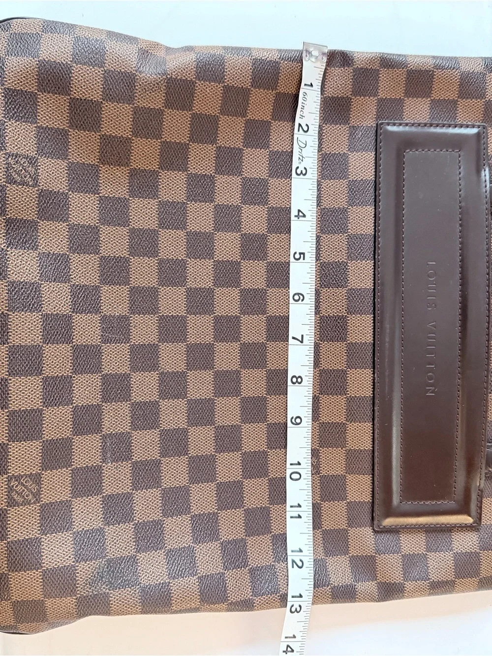 Louis Vuitton Brown Damier Messenger Bag with Dark Chocolate Trim